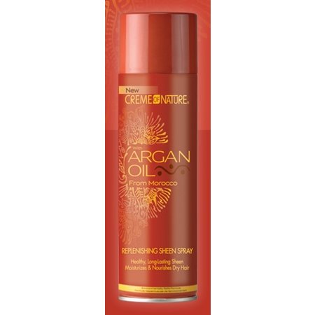 CREME OF NATURE - ARGAN OIL Replenishing Sheen Spray 11.25 oz