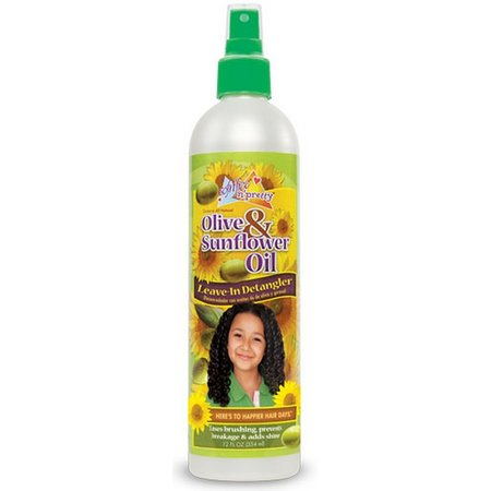 SOF N' FREE N' PRETTY Olive & Sunflower Oil Leave-In Detangler 12 oz