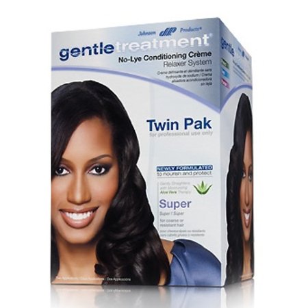 GENTLE TREATMENT No-Lye Conditioning Relaxer Twin Pak - Super