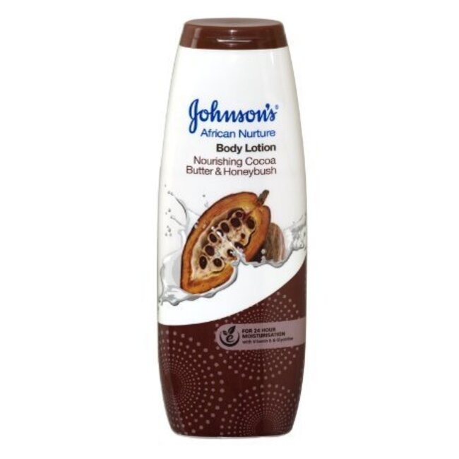 JOHNSON'S African Nurture Body Lotion Nourishing Cocoa Butter & Honeybush 400 ml.