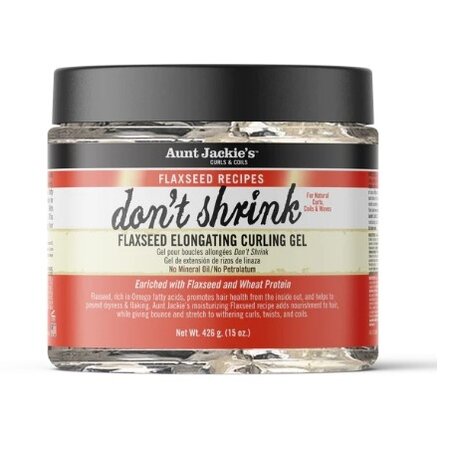 AUNT JACKIE'S Don’t Shrink – Flaxseed Elongating Curling Gel 15 oz.