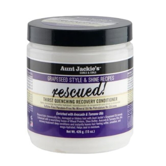 AUNT JACKIE'S Grapeseed Style & Shine Recovery Conditioner 15 oz