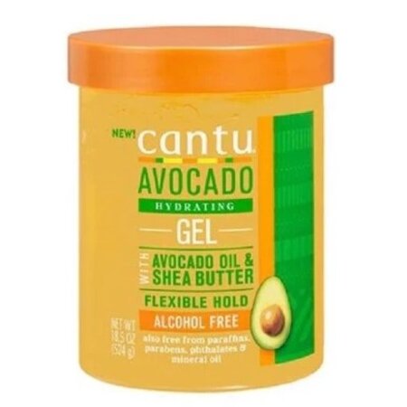 CANTU Avocado Hydrating Gel Flexible Hold 13.5 oz.