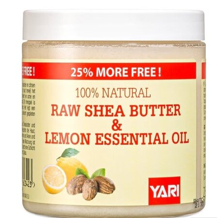 YARI 100% Raw Shea Butter & Lemon Oil 250 ml.
