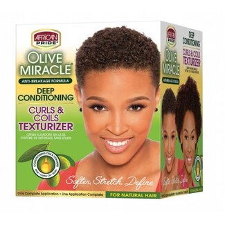AFRICAN PRIDE OLIVE MIRACLE Texturizer Kit