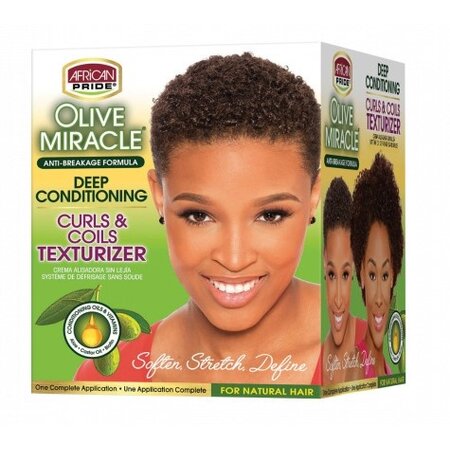 AFRICAN PRIDE OLIVE MIRACLE Texturizer Kit