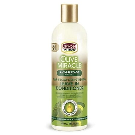 AFRICAN PRIDE OLIVE MIRACLE Leave in Conditioner 355 ml,