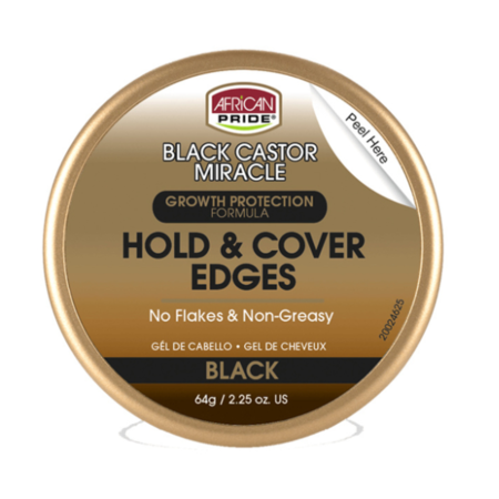 AFRICAN PRIDE BLACK CASTOR Hold & Cover Edges 64 gr.