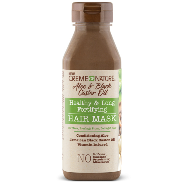 CREME OF NATURE Aloe & Black Castor Oil Healthy & Long Fortifying Hair Mask 355 ml.