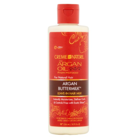 CREME OF NATURE - ARGAN OIL Buttermilk Leave-In Hair Milk 8 oz.