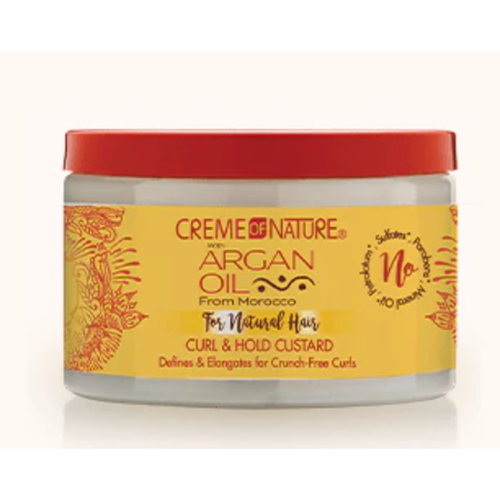 CREME OF NATURE - ARGAN OIL Curl & Hold Custard 11.5 oz.