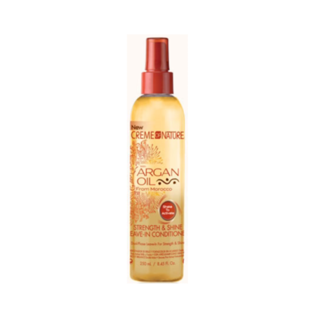 CREME OF NATURE - ARGAN OIL Strength & Shine Leave-In Conditioner 8.45 oz