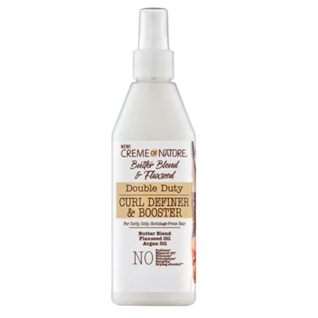 CREME OF NATURE Butter Blend & Flaxseed Double Duty Curl Definer & Booster 355 ml.
