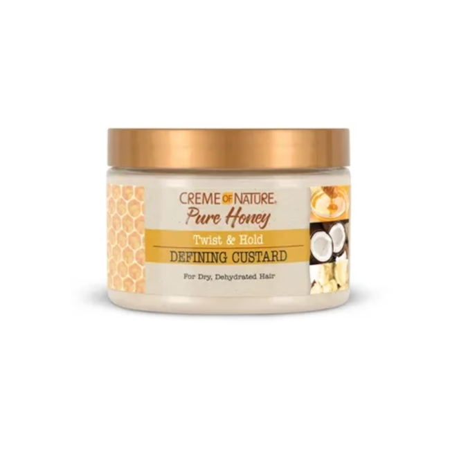 CREME OF NATURE Pure Honey Twist & Hold Defining Custard 11.5 oz