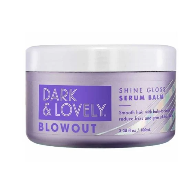 DARK & LOVELY BlowOut Shine Gloss Styling Serum Balm 100 ml.