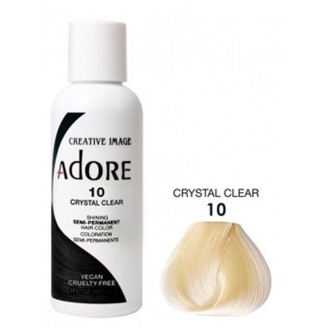 ADORE Semi Permanent Hair Color 10 - Crystal Clear