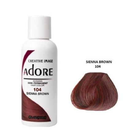 ADORE Semi Permanent Hair Color 104 - Sienna Brown