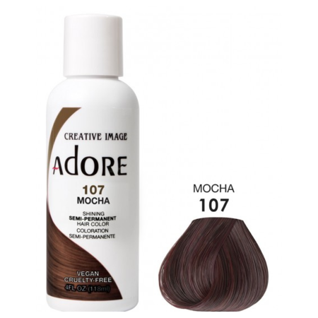 ADORE Semi Permanent Hair Color 107 - Mocha