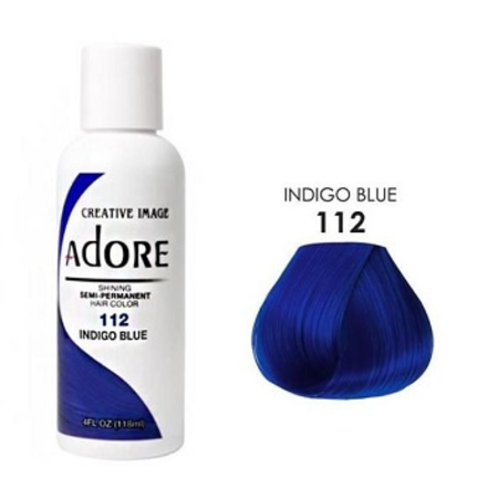 ADORE Semi Permanent Hair Color 112 - Indigo Blue