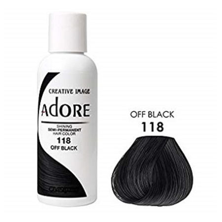 ADORE Semi Permanent Hair Color 118 - Off Black