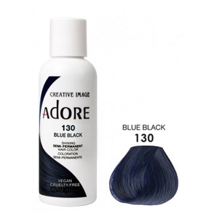 ADORE Semi Permanent Hair Color 130 - Blue Black