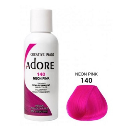 ADORE Semi Permanent Hair Color 140 - Neon Pink