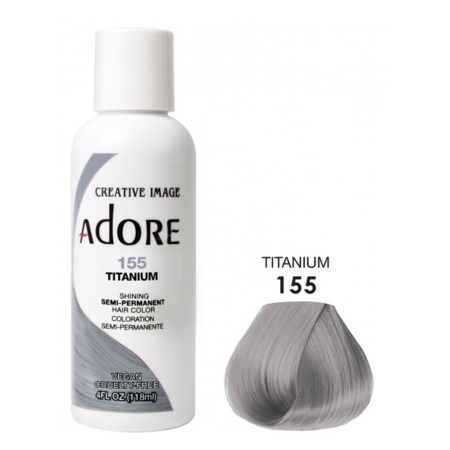 ADORE Semi Permanent Hair Color 155 - Titanium