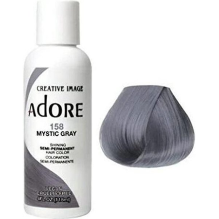 ADORE Semi Permanent Hair Color 158 - Mystic Gray