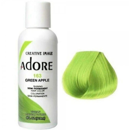 ADORE Semi Permanent Hair Color 163 - Green Apple
