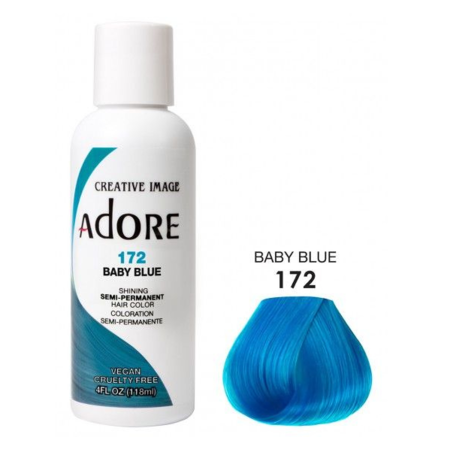 ADORE Semi Permanent Hair Color 172 - Baby Blue
