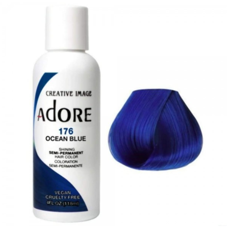 ADORE Semi Permanent Hair Color 176 - Ocean Blue