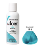 ADORE Semi Permanent Hair Color 196 - Sky Blue