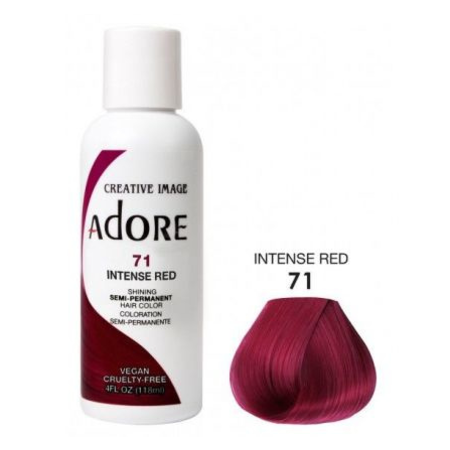 ADORE Semi Permanent Hair Color 71 - Intense Red