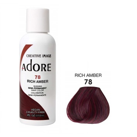 ADORE Semi Permanent Hair Color 78 - Rich Amber