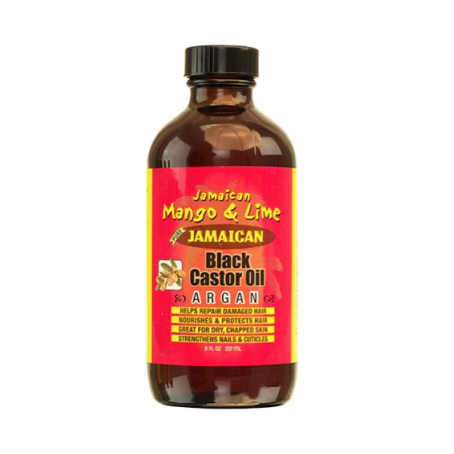JAMAICAN MANGO & LIME Black Castor Oil Argan 4 oz.