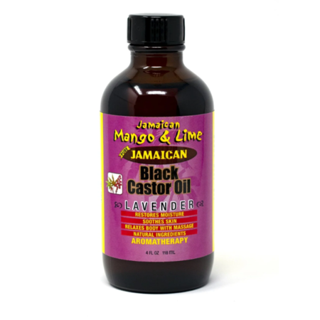 JAMAICAN MANGO & LIME Black Castor Oil Lavender 4 oz.