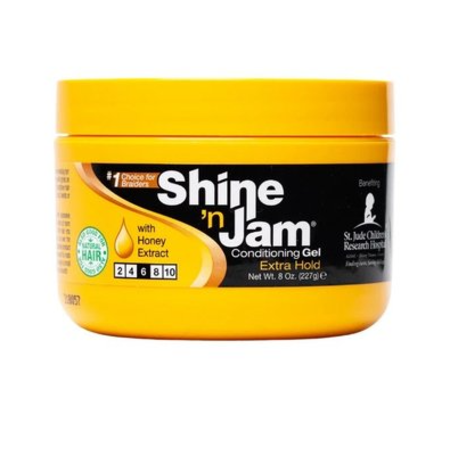 AMPRO  Shine ’n Jam Conditioning Gel Extra Hold 8 oz.