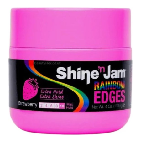 AMPRO  Shine 'n Jam Rainbow Edges Strawberry 4 oz.