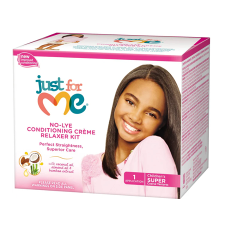 JUST FOR ME No-Lye Conditioning Relaxer Kit - Super