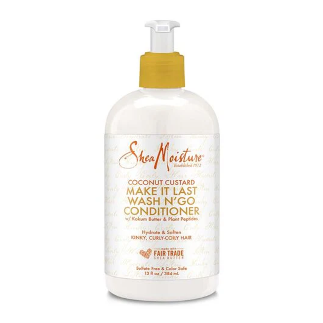 SHEA MOISTURE Coconut Custard Make It Last Wash N'Go Conditioner 13 oz.