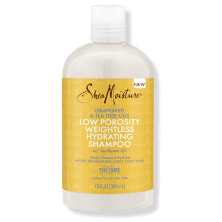 SHEA MOISTURE Grapeseed & Tea Tree Oils Low Porosity Weightless Hydrating Shampoo 384 ml.