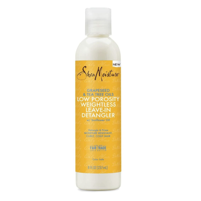 SHEA MOISTURE Grapeseed & Tea Tree Oils Low Porosity Weightless Leave-In Detangler 237 ml.