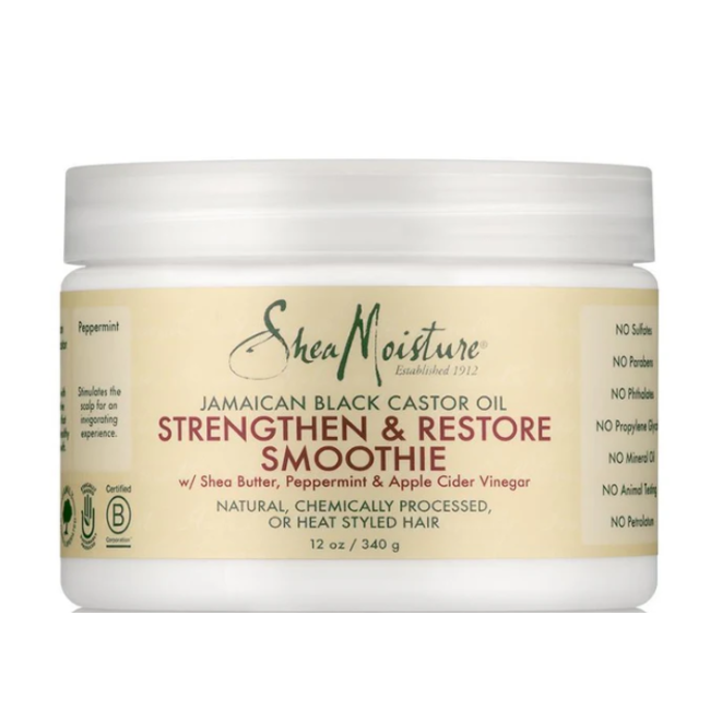 SHEA MOISTURE Jamaican Black Castor Oil Strengthen & Restore Smoothie 12 oz.