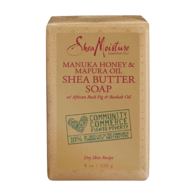 SHEA MOISTURE Manuka Honey & Mafura Oil Shea Butter Soap 8 oz.
