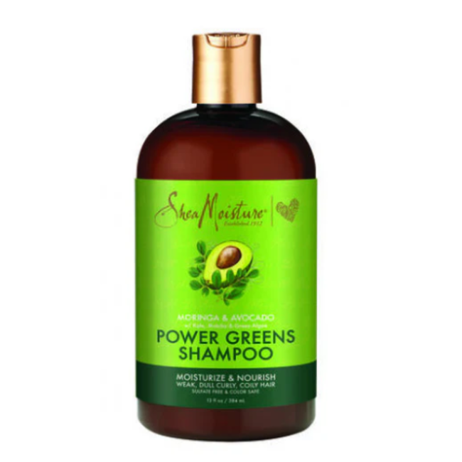 SHEA MOISTURE Moringa & Avocado Power Greens Shampoo 13 oz.