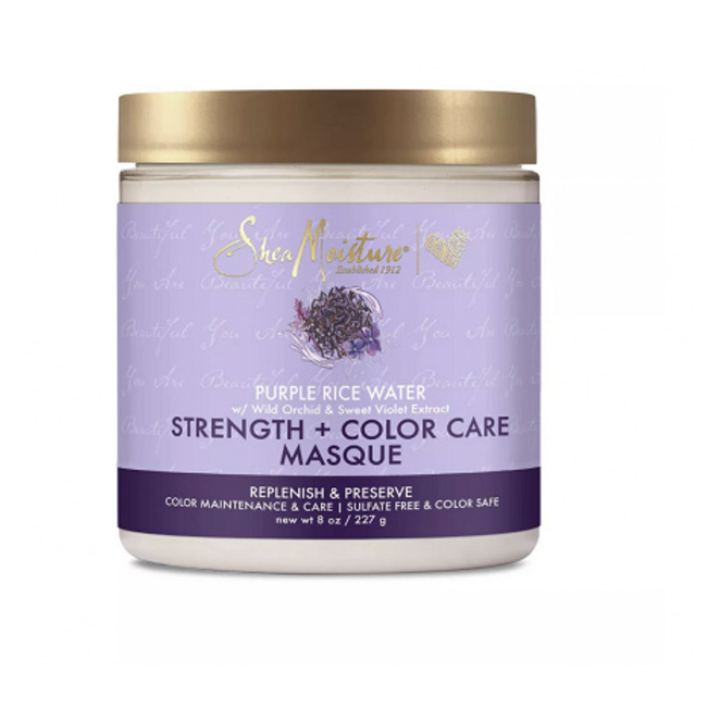 SHEA MOISTURE Shea Moisture Purple Rice Water Strength + Color Care Masque 8 oz.