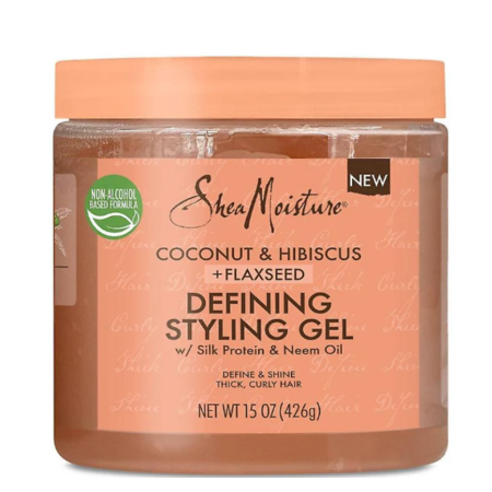 SHEA MOISTURE Coconut and Hibiscus Flaxseed Defining Styling Gel 15 oz