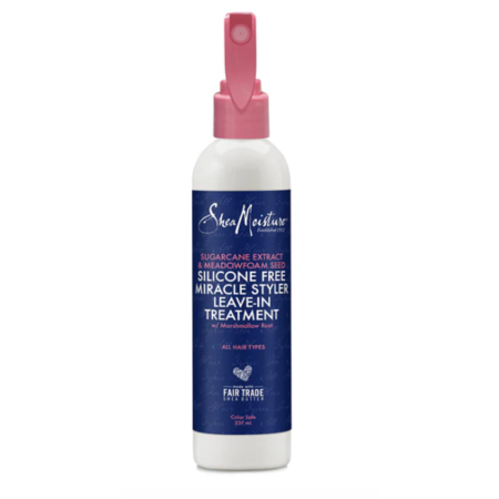 SHEA MOISTURE Sugarcane Extract & Meadowfoam Seed Silicone Free Miracle Styler Leave-In Treatment 8 oz
