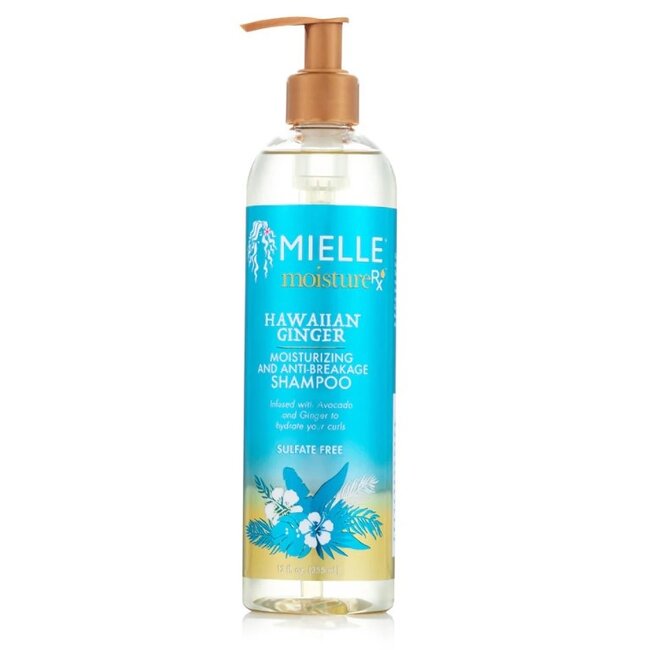 MIELLE Moisture RX Hawaiian Ginger Moisturizing & Anti-Breakage Shampoo 12 oz.