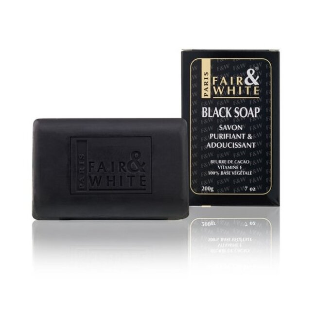 FAIR & WHITE Original Black Soap Anti-bacterial 200 gr.